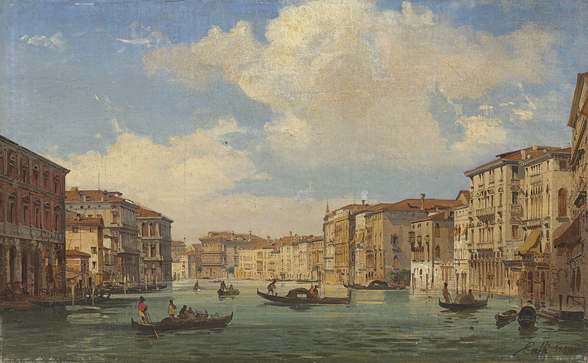 Ippolito Caffi Belluno 1809-1866 Lissa