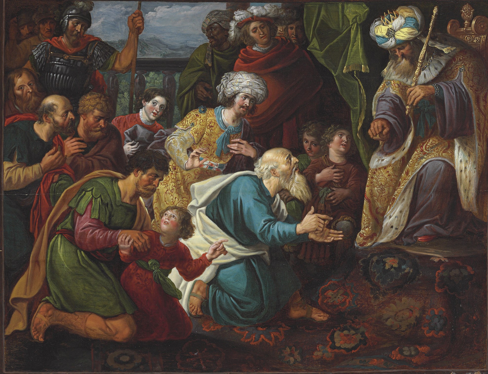 Gaspar van den Hoecke active Antwerp, died c. 1648