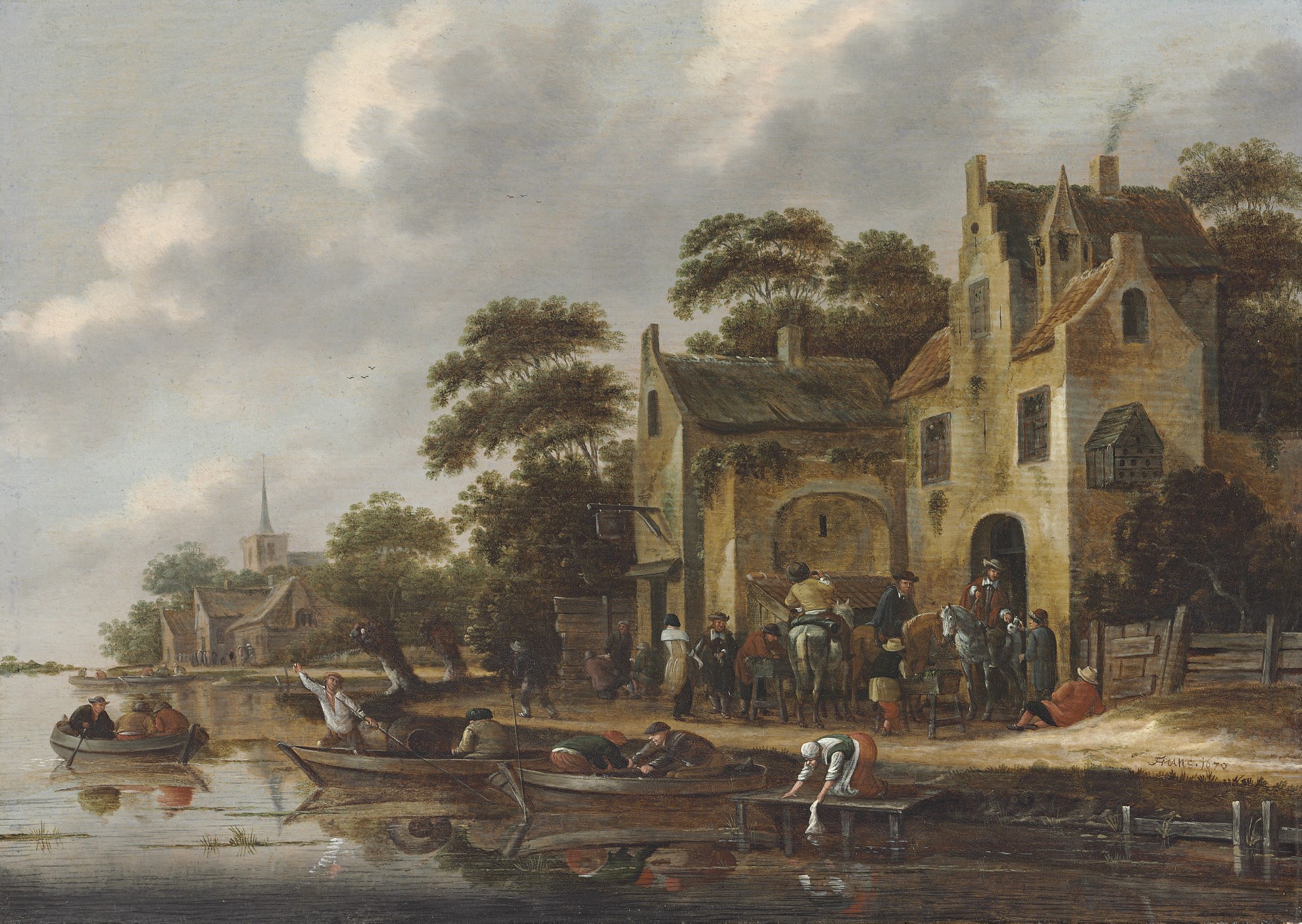 Thomas Heeremans active Haarlem 17th Century