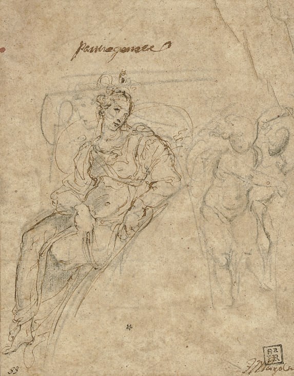 Circle of Girolamo Francesco Maria Mazzola, il Parmigianino (Parma 1503-1540 Casalmaggiore)