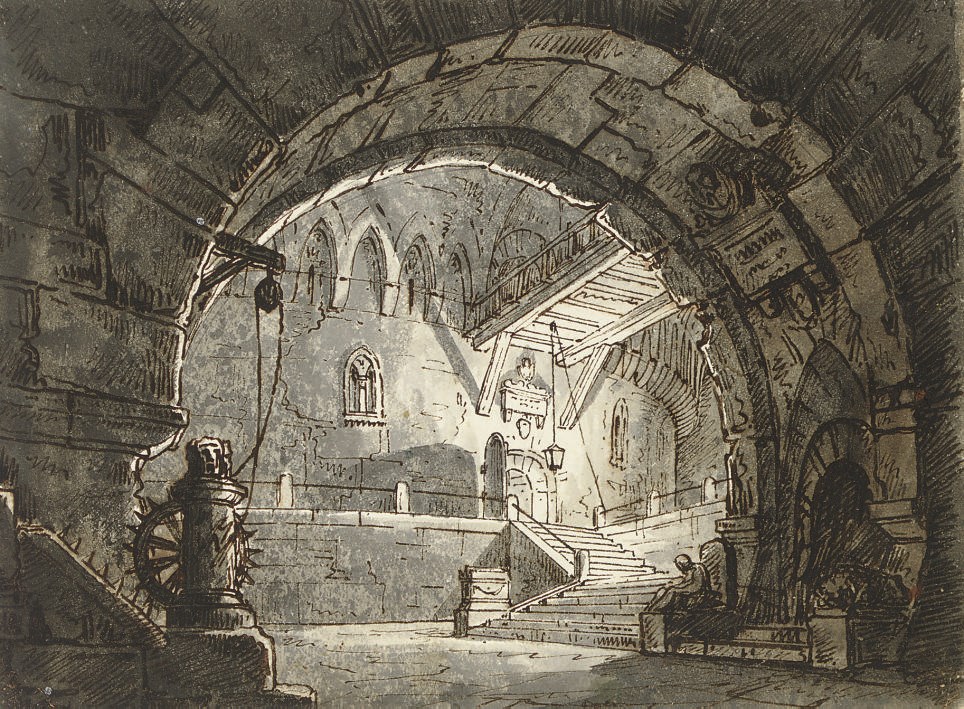 Attributed to Alessandro Sanquirico (Milan 1777-1849)