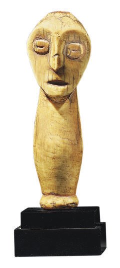 A LEGA IVORY HALF FIGURE,**