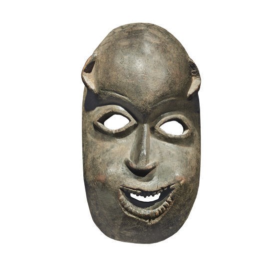 A BAMILEKE MASK,