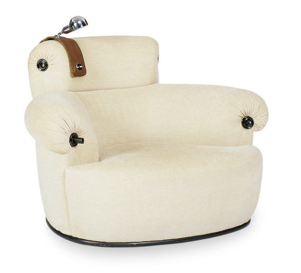 AN ITALIAN 'P20 TORO' ARMCHAIR,