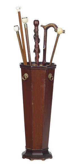 A GROUP OF SIX VICTORIAN WALKING STICKS**,