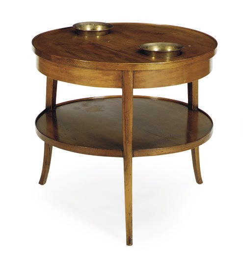 A FRENCH PROVINCIAL WALNUT RAFRAICHISSOIR,