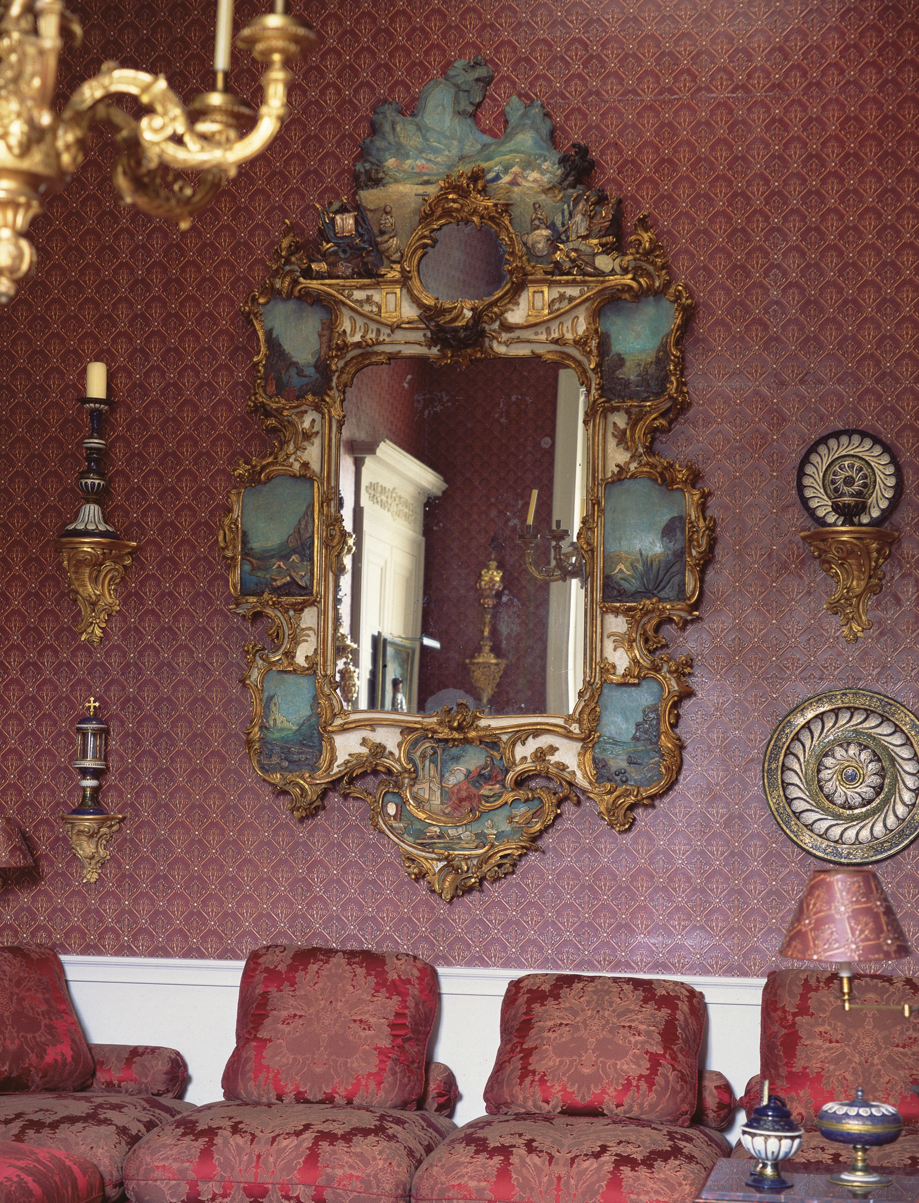 MIROIR D'EPOQUE LOUIS XV