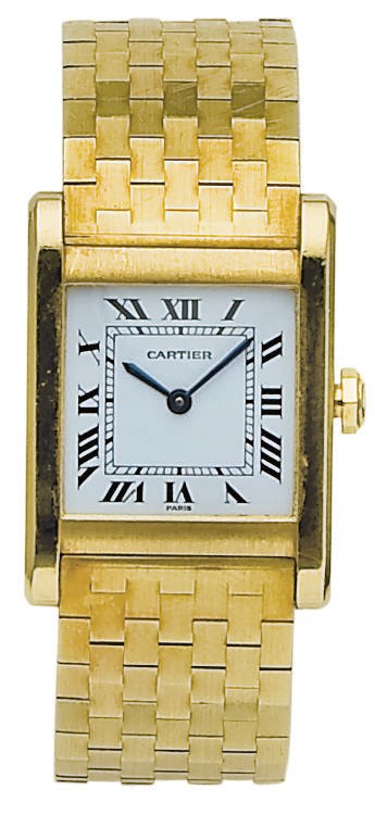 MONTRE BRACELET DE DAME "TANK", PAR CARTIER