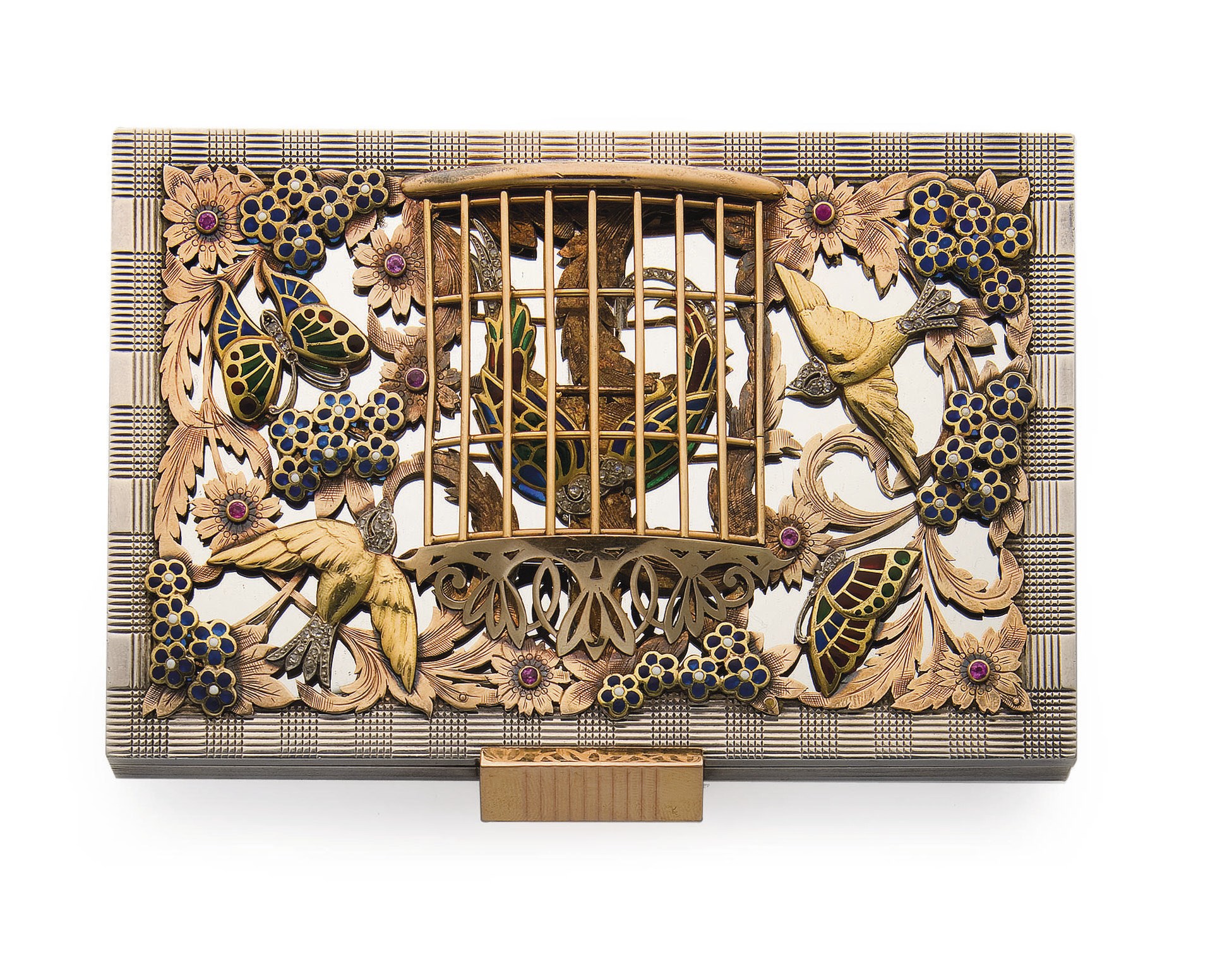 NECESSAIRE EMAIL ET DIAMANTS, PAR BOUCHERON