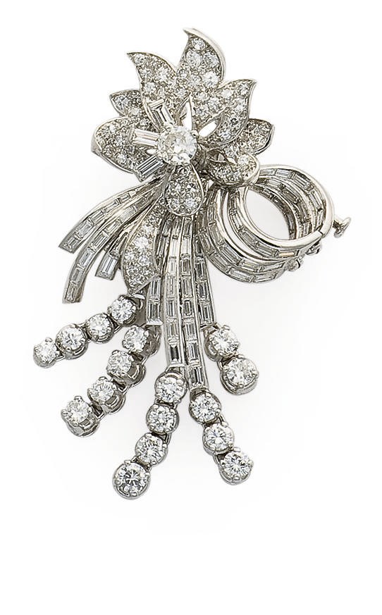 BROCHE DIAMANTS