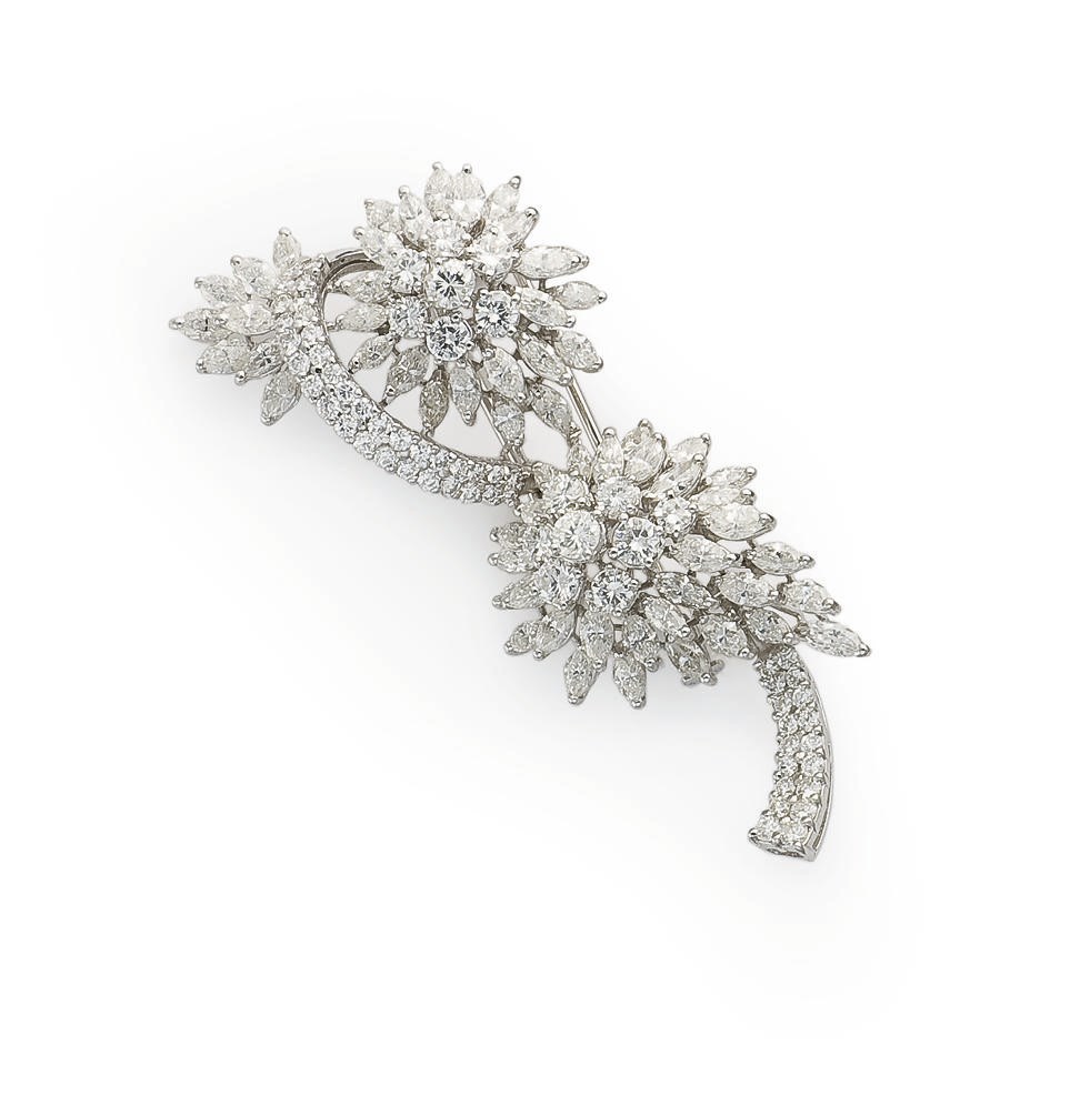 BROCHE DIAMANTS