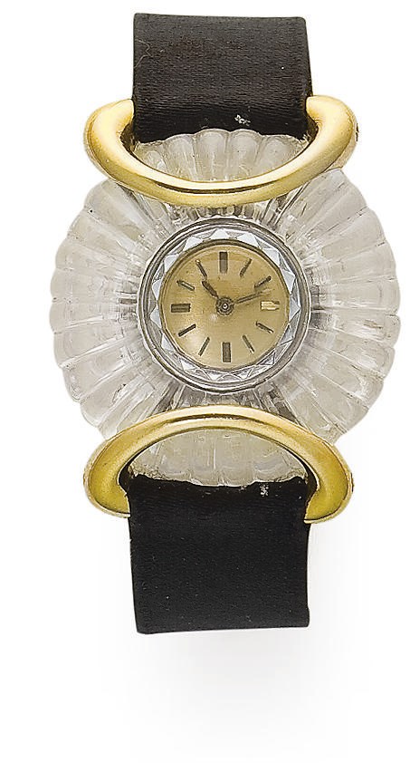MONTRE DE DAME CRISTAL DE ROCHE, PAR M. GERARD