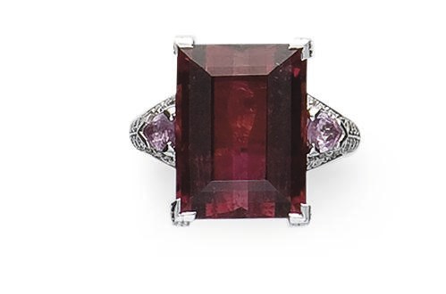 BAGUE "WISE" TOURMALINE, SAPHIRS DE COULEUR ET DIAMANTS, PAR REPOSSI
