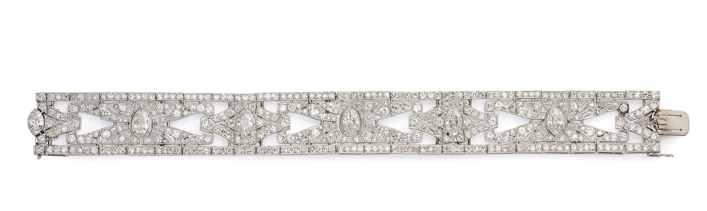 BRACELET ART DECO DIAMANTS