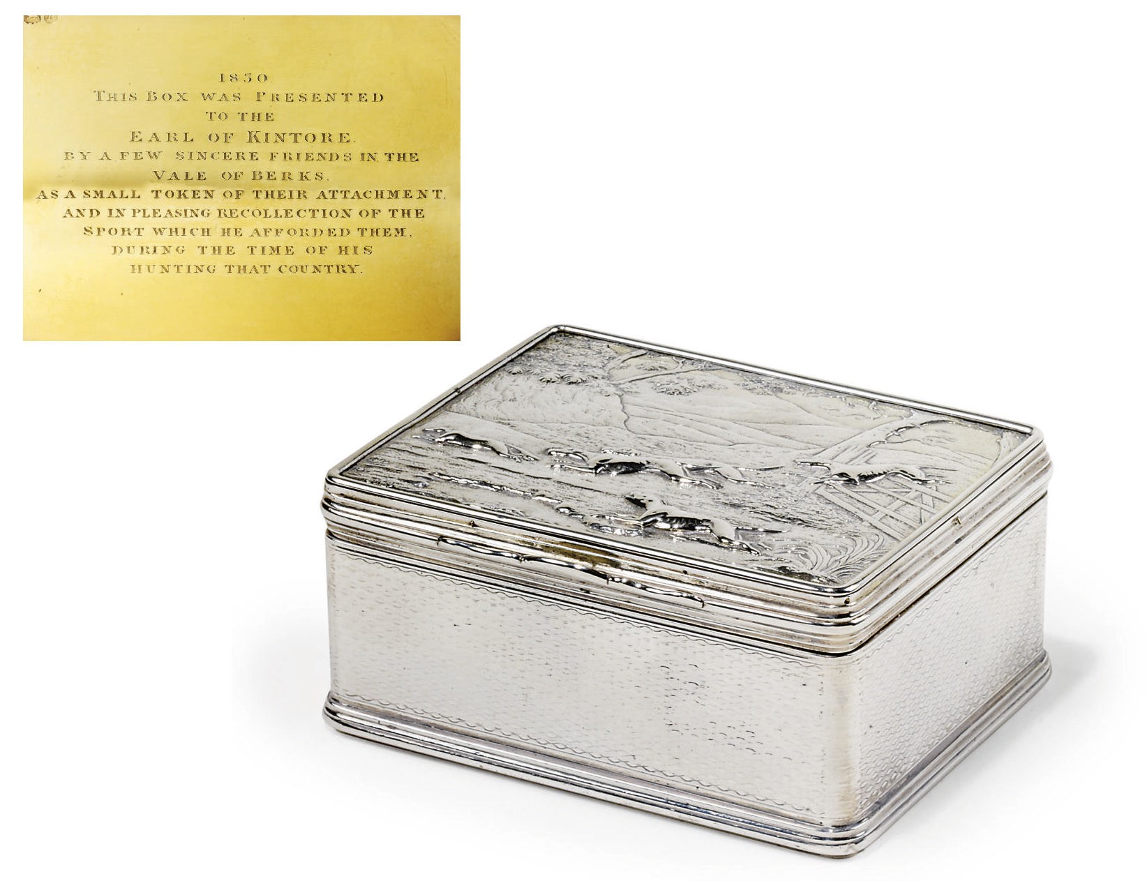 A WILLIAM IV SILVER-GILT TABLE SNUFF BOX