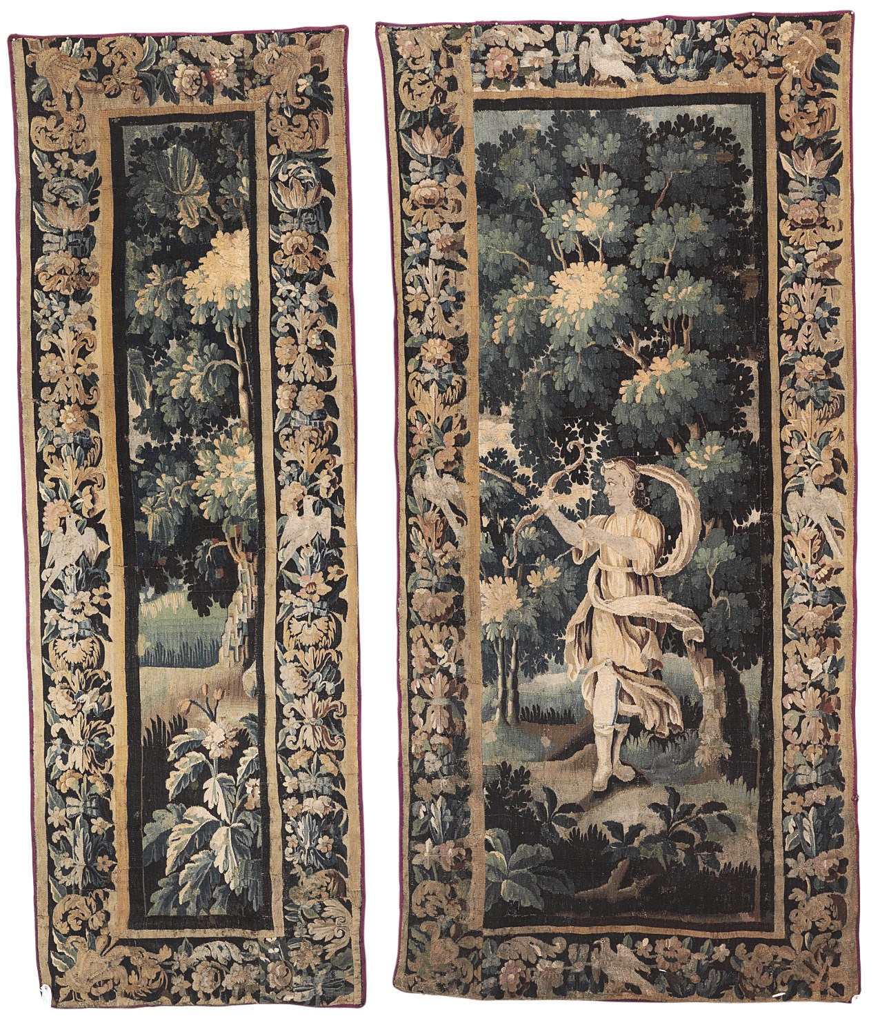 A FLEMISH VERDURE MYTHOLOGICAL TAPESTRY PANEL