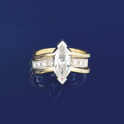 Two diamond rings