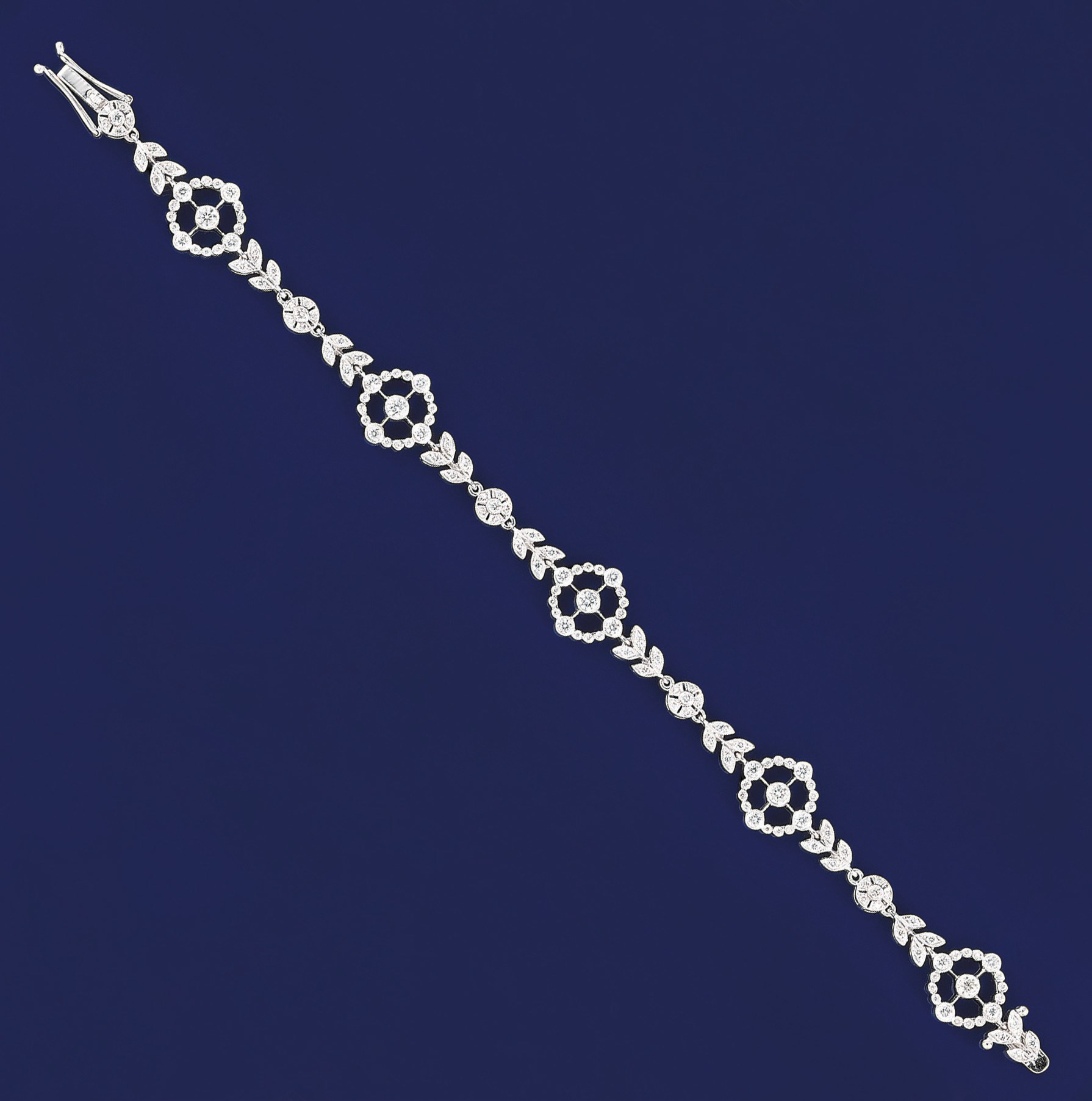 A diamond bracelet