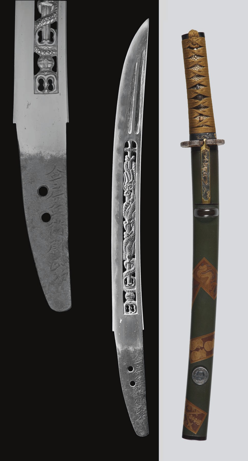 A Mounted Yamato Wakizashi