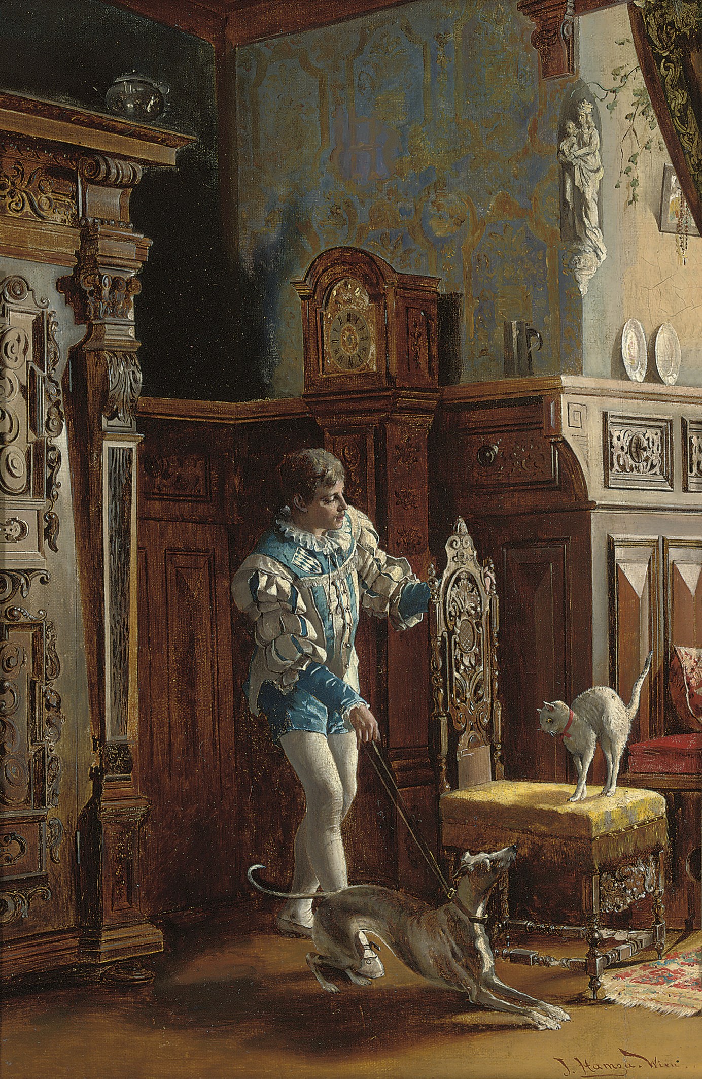 Johann Hamza (German, 1850-1927)