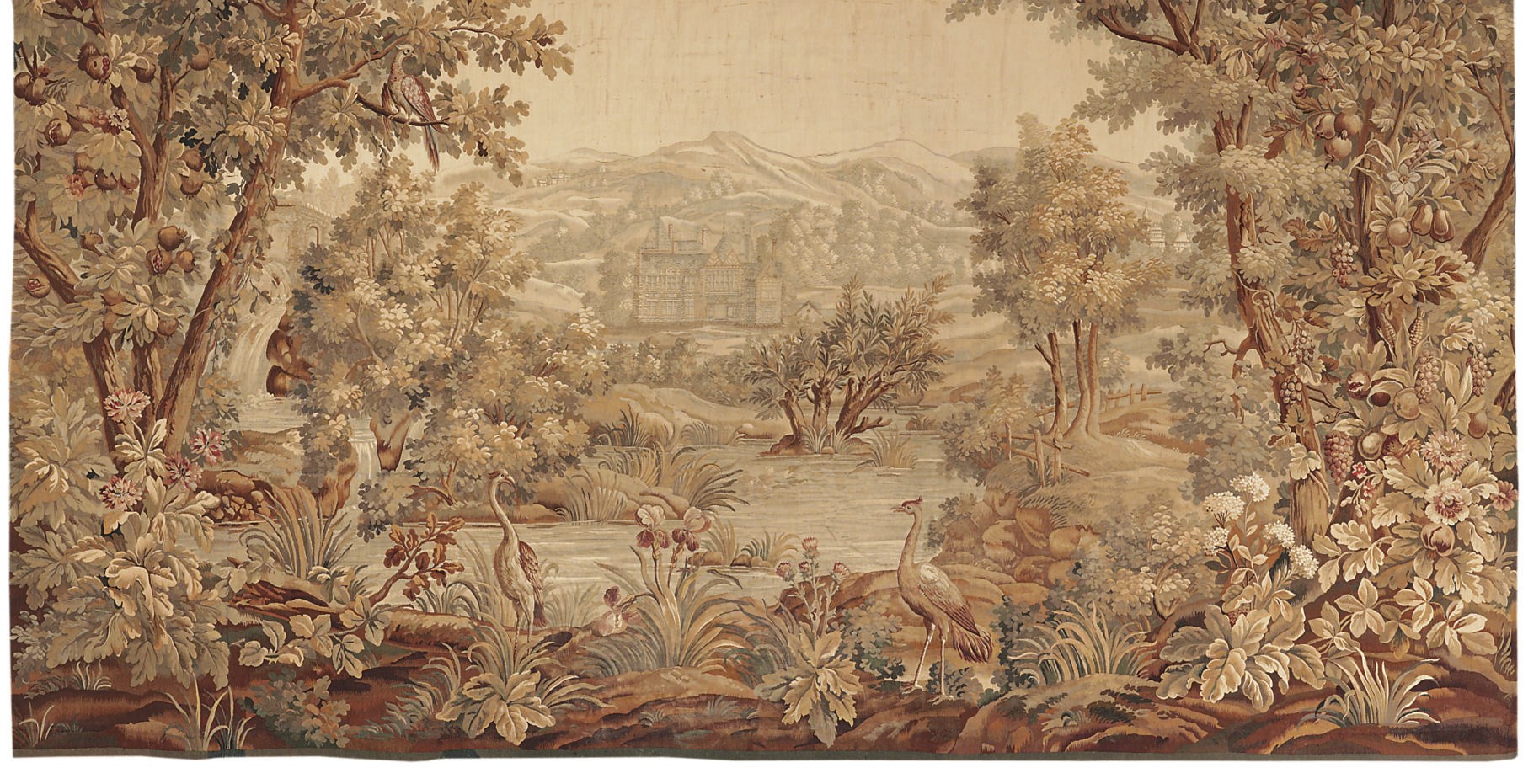 AN AUBUSSON TAPESTRY