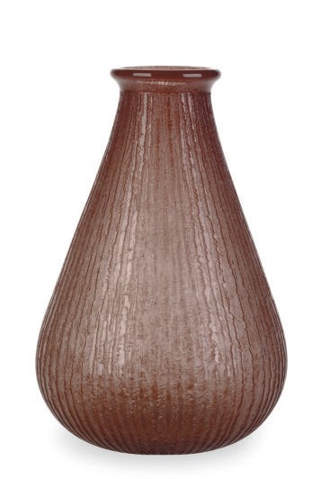 A FRENCH ACID-ETCHED GLASS VASE,