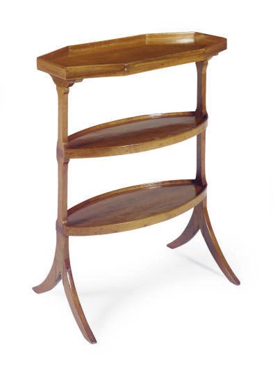 A NORTH EUROPEAN FRUITWOOD SIDE TABLE,