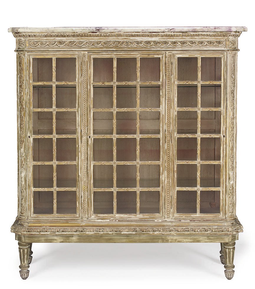 A FRENCH GILTWOOD VITRINE