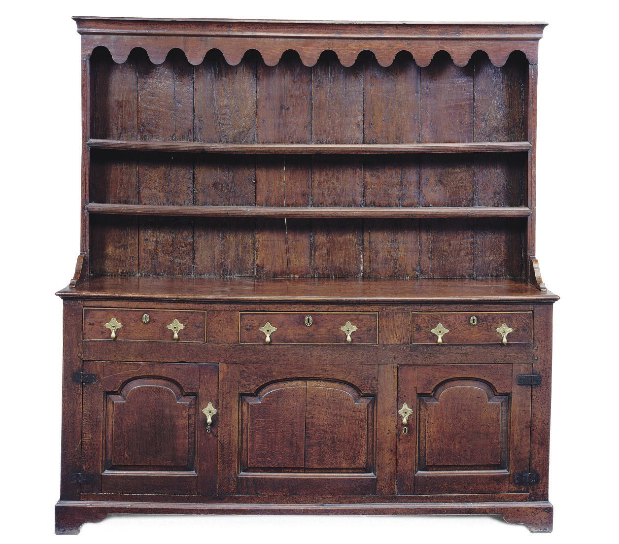 AN ENGLISH OAK DRESSER