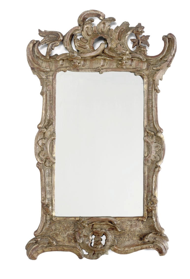 A DANISH GILTWOOD MIRROR