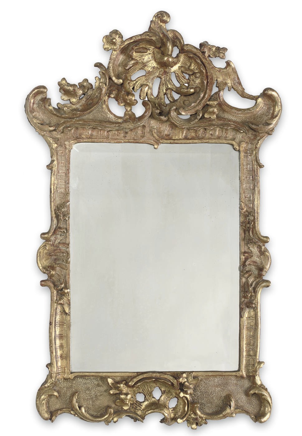 A DANISH GILTWOOD MIRROR