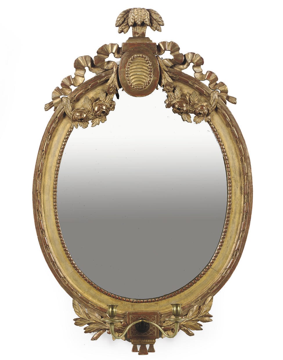 A SWEDISH GILTWOOD GIRANDOLE