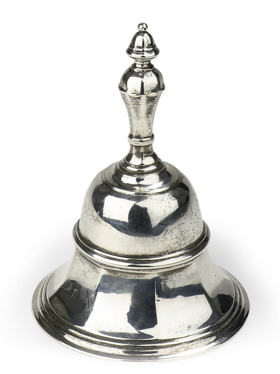 A Dutch silver table bell