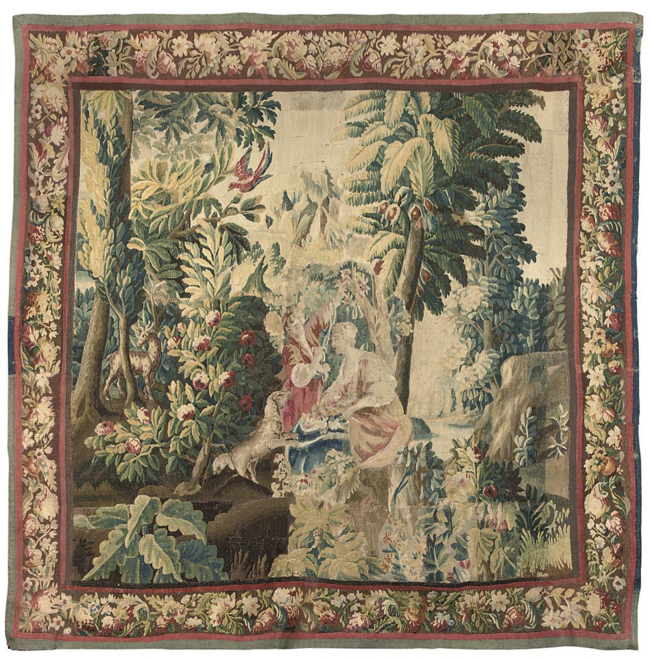 AN AUBUSSON PASTORAL TAPESTRY