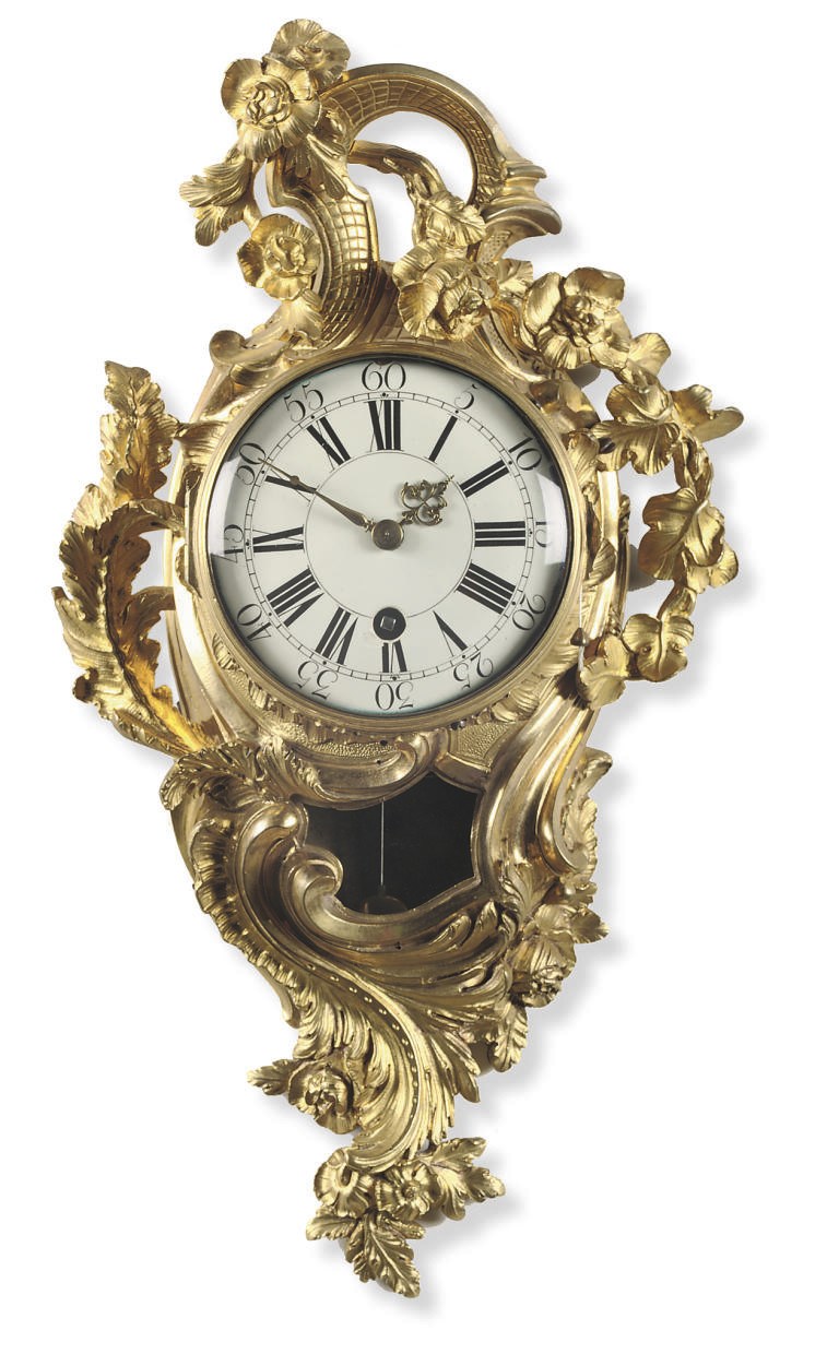 A LOUIS XV ORMOLU CARTEL D'ALCOVE