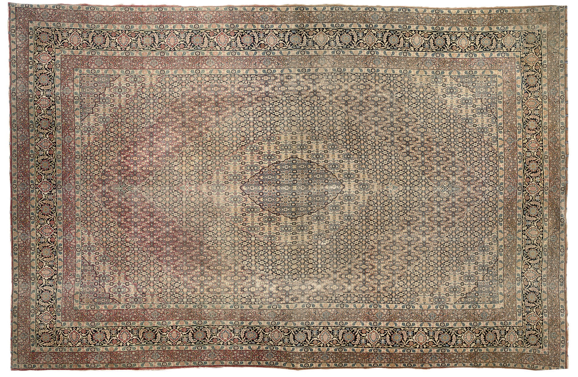 A HAJI JALILLI TABRIZ CARPET