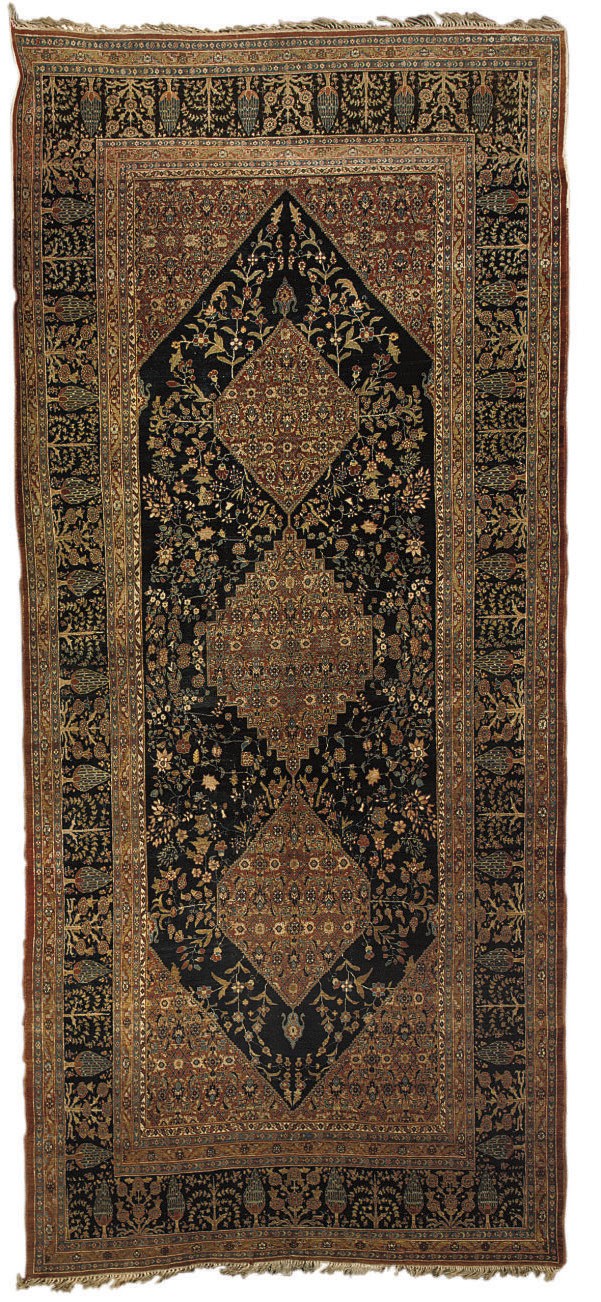 A TABRIZ GALLERY CARPET