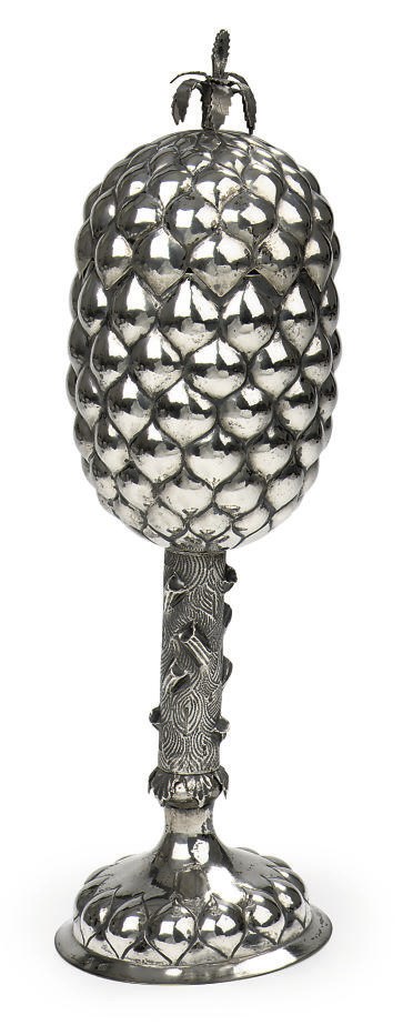 A German silver pineapple cup