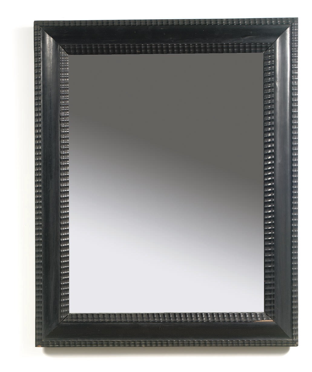 A SOUTH GERMAN EBONY MIRROR