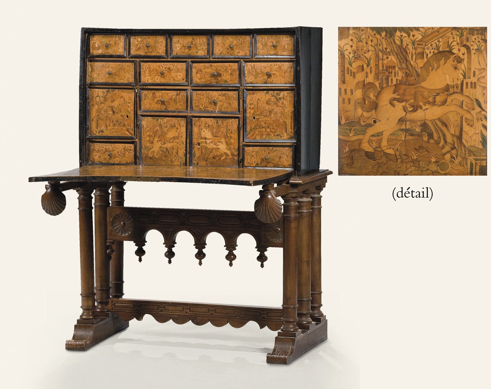 CABINET DE LA FIN DU XVIEME - DEBUT XVIIEME SIECLE