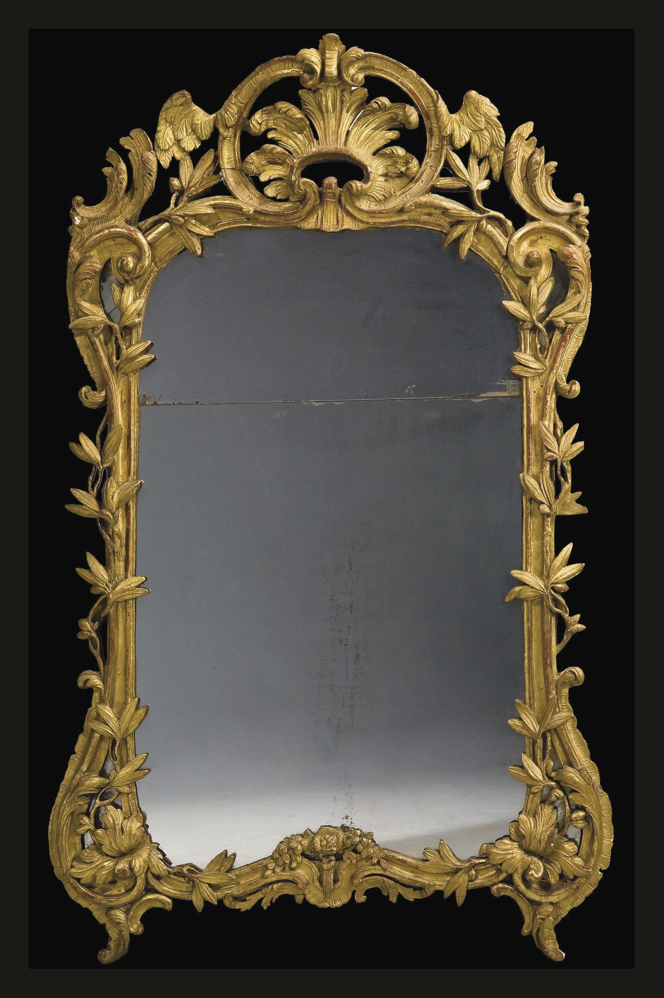 MIROIR D'EPOQUE LOUIS XV