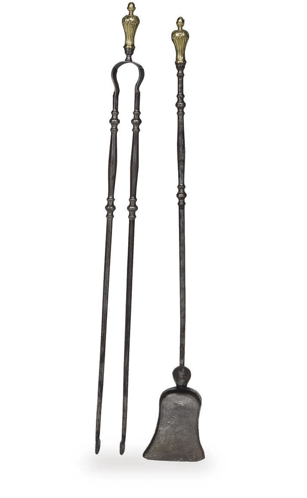 PELLE ET PINCE DE CHEMINEE DE STYLE LOUIS XV