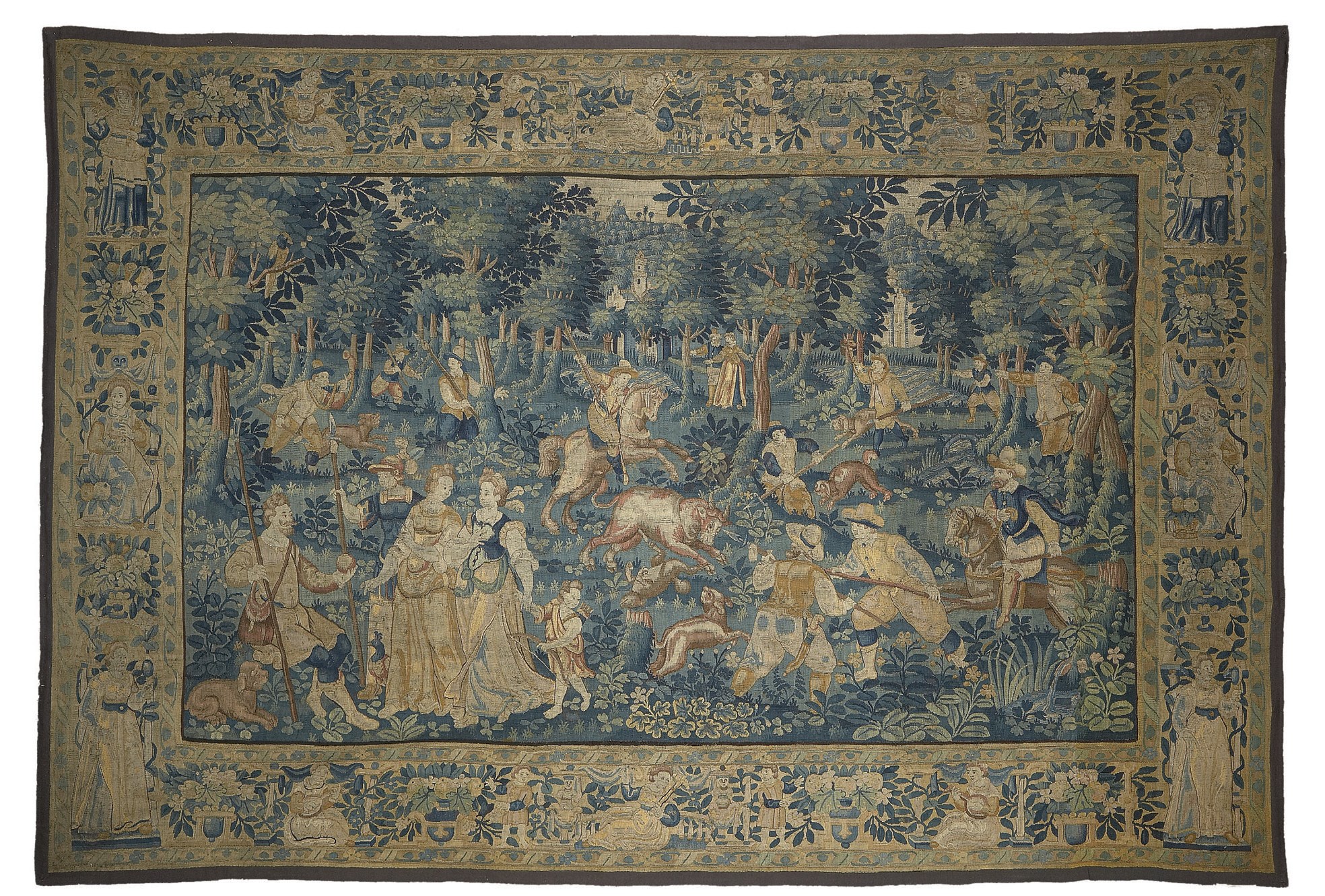 TAPISSERIE DES FLANDRES DU MILIEU DU XVIEME SIECLE