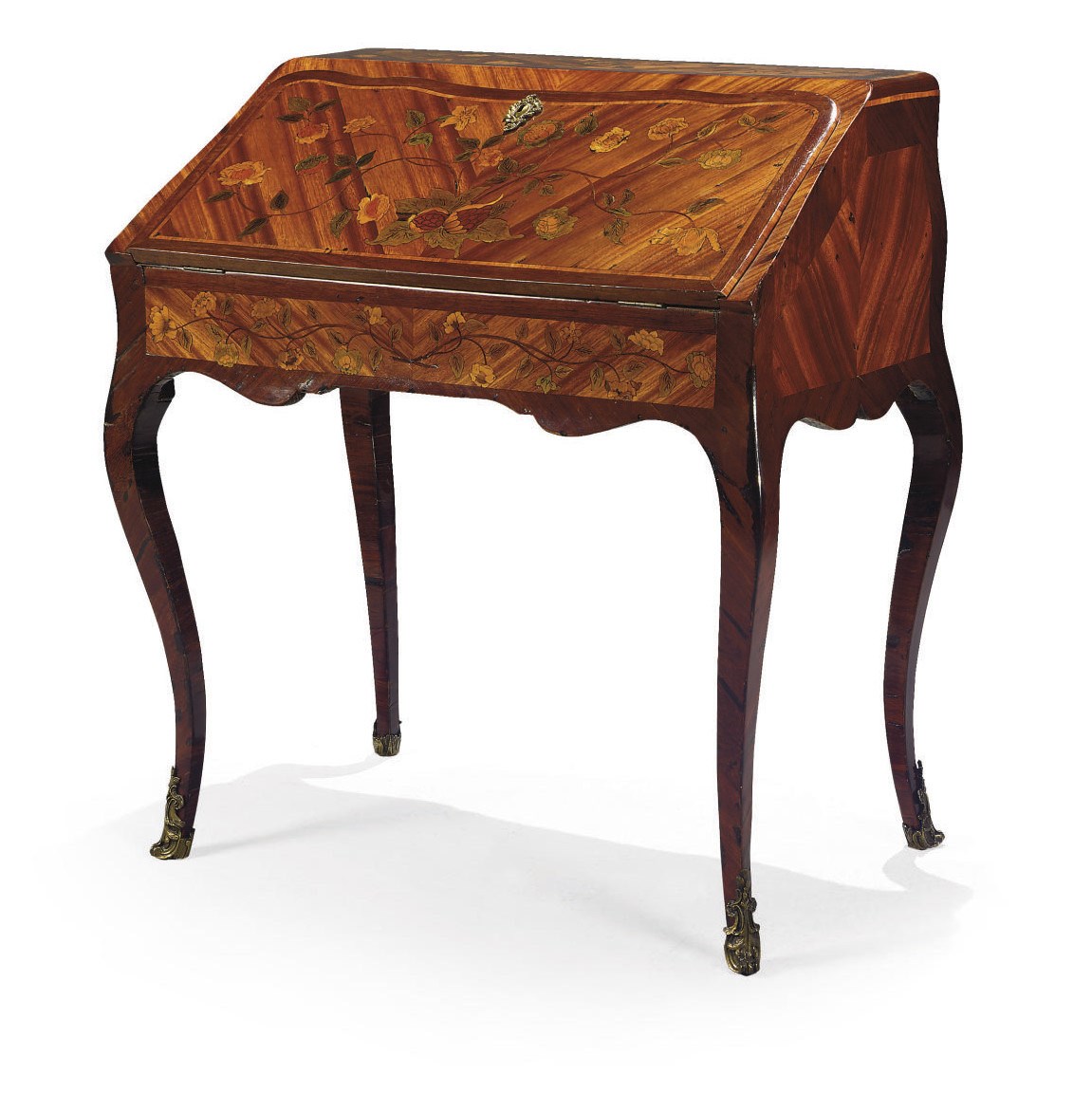 BUREAU EN PENTE D'EPOQUE LOUIS XV