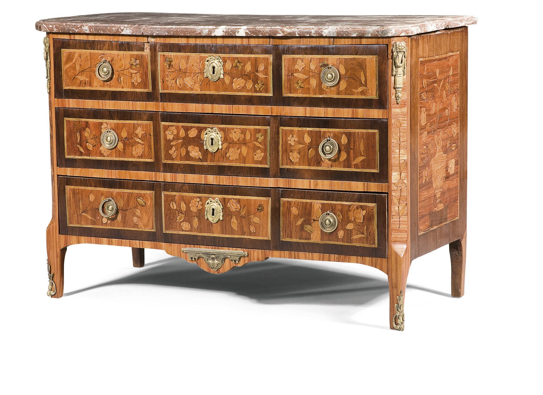 COMMODE A RESSAUT D'EPOQUE TRANSITION