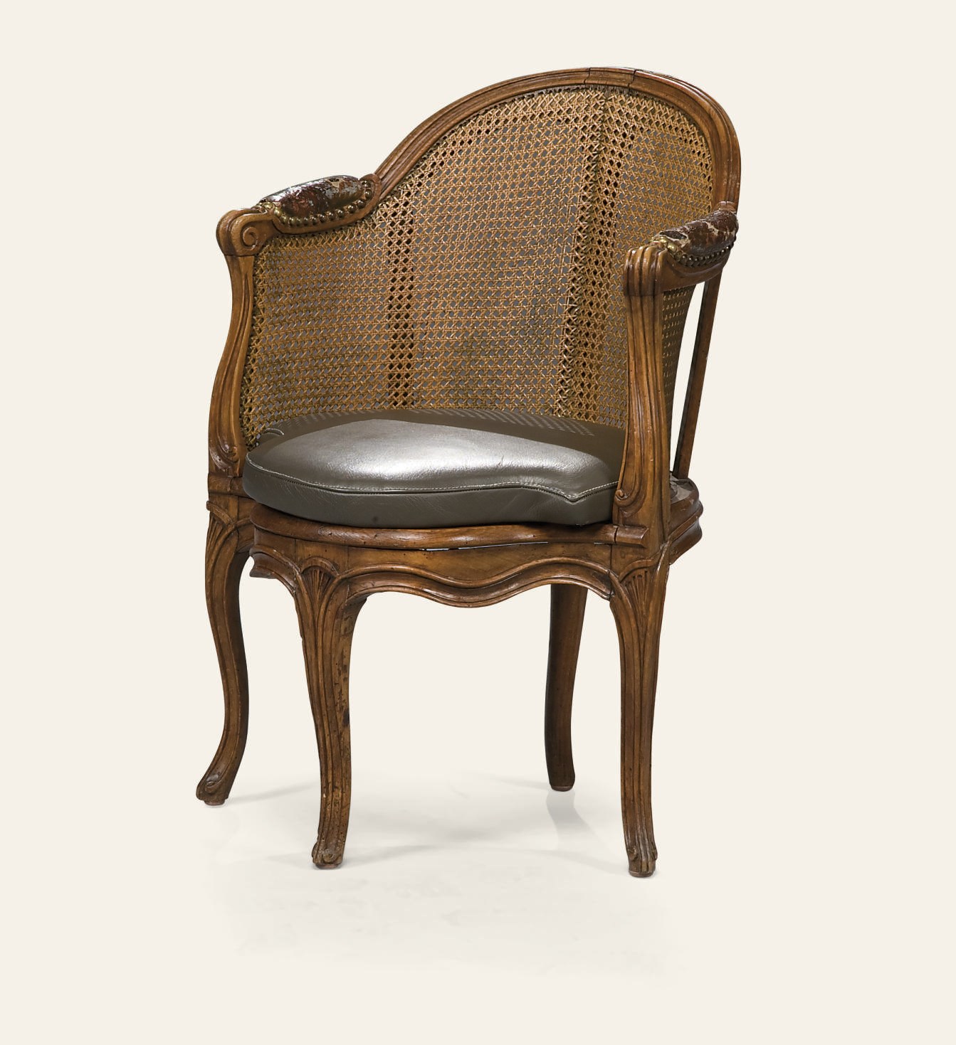 FAUTEUIL DE BUREAU D'EPOQUE LOUIS XV