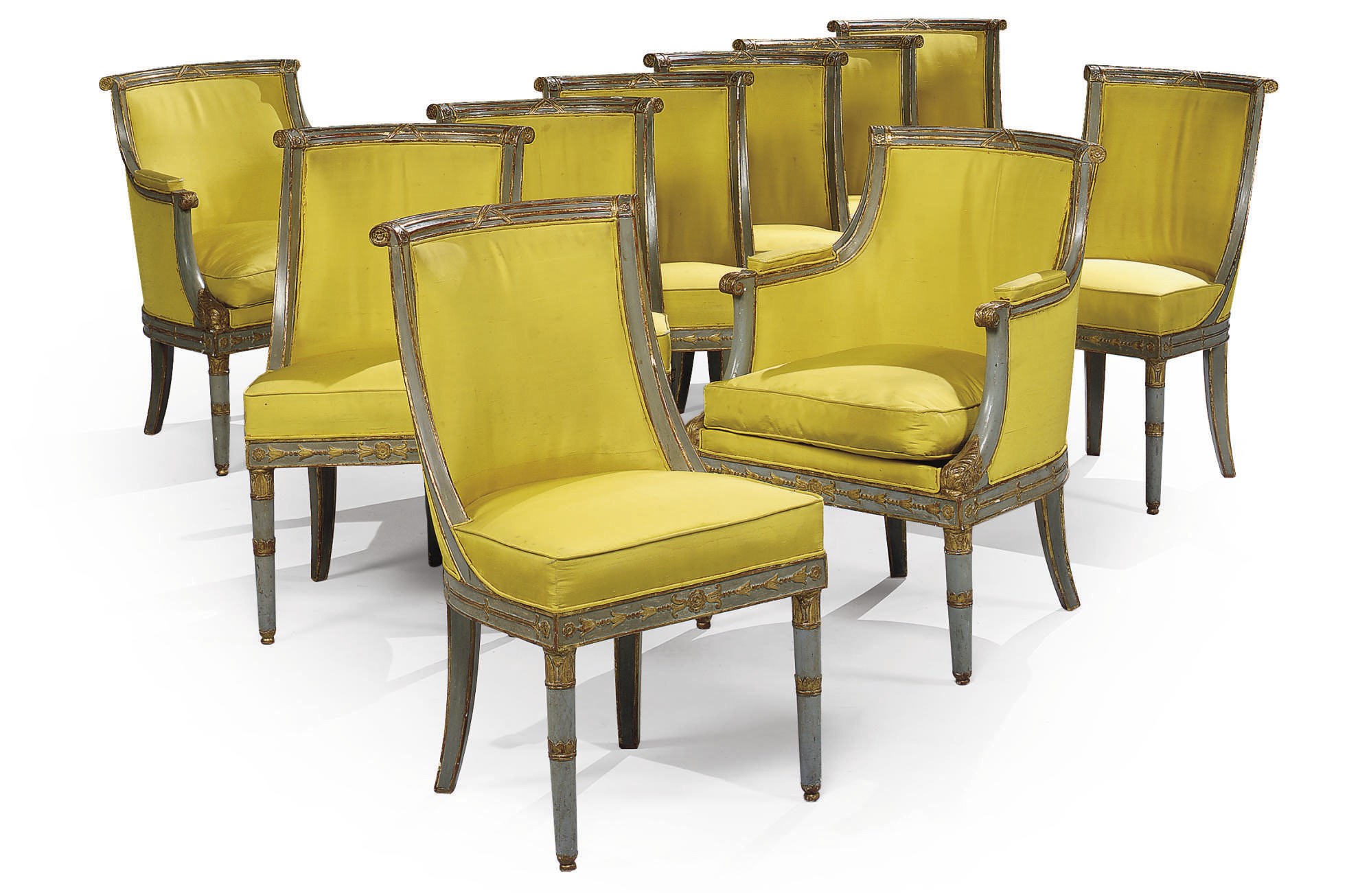 MOBILIER DE SALON D'EPOQUE EMPIRE