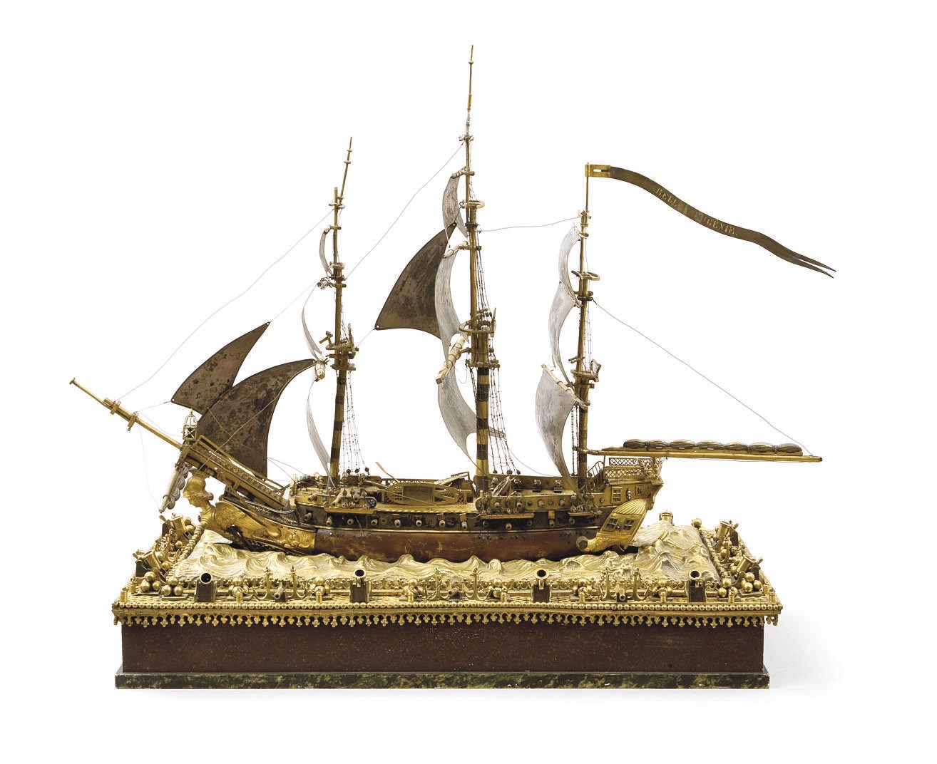MAQUETTE DE CARAVELLE D'EPOQUE NAPOLEON III