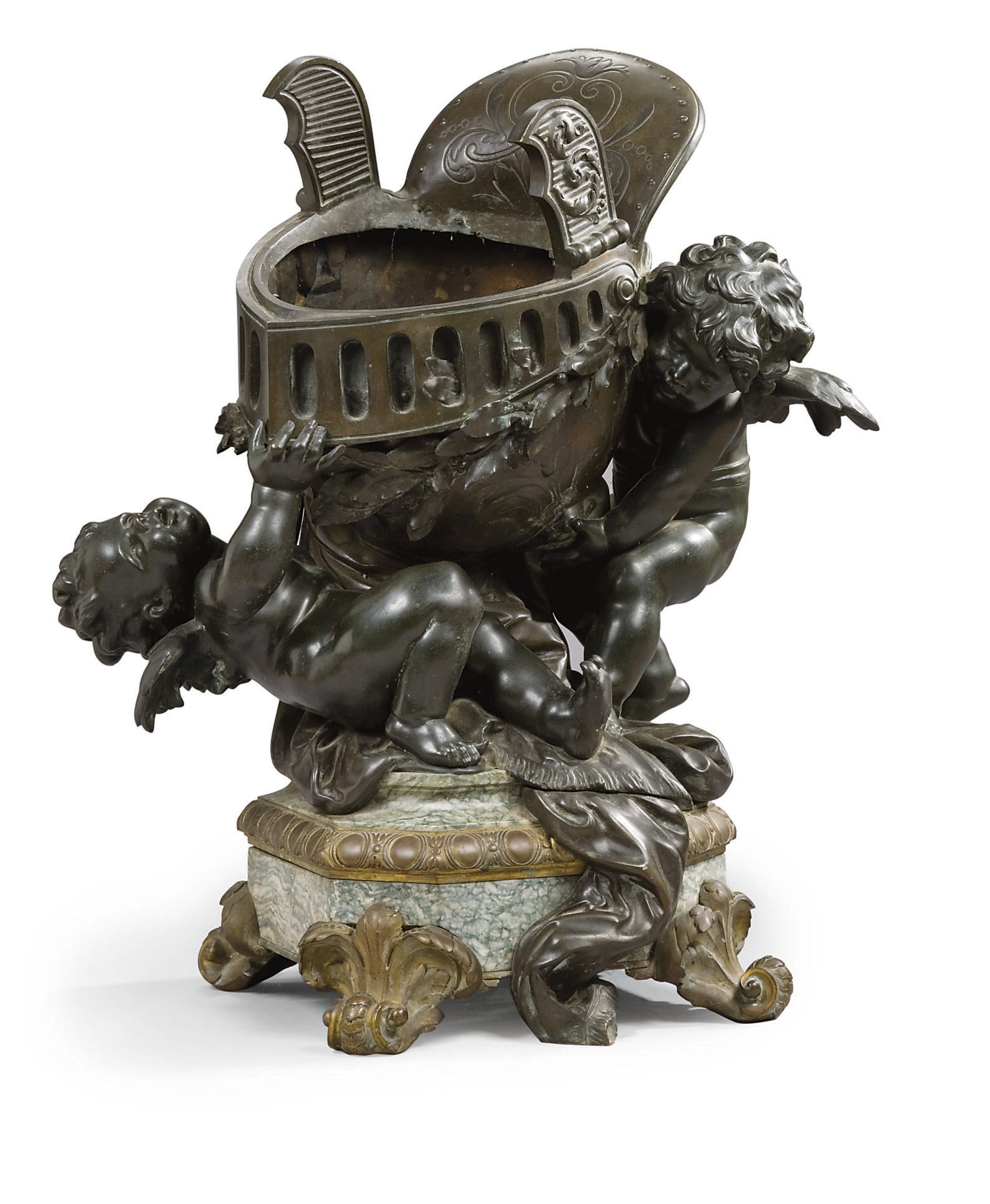 JARDINIERE EN BRONZE