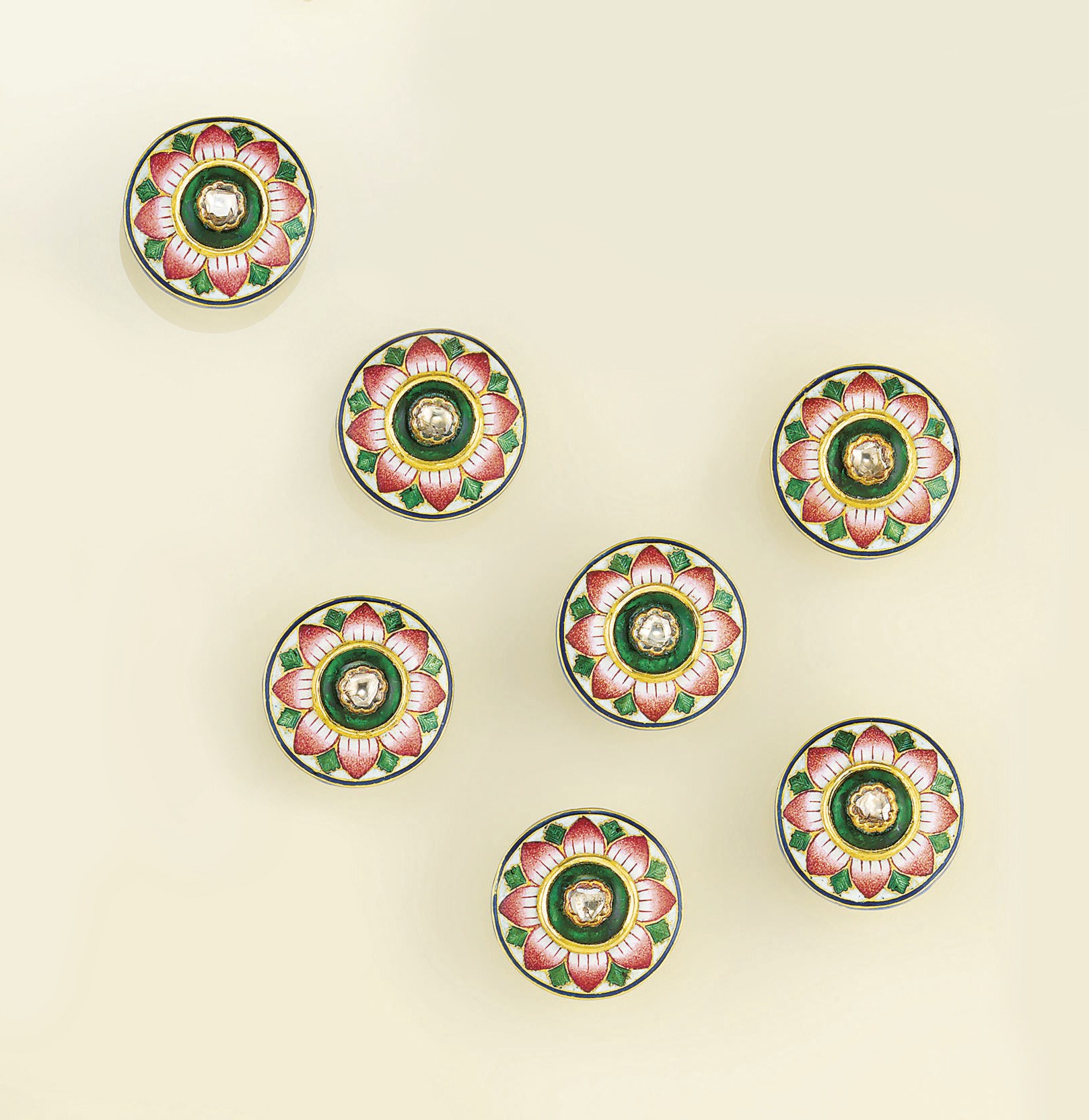 A set of Indian Sherwani dress buttons